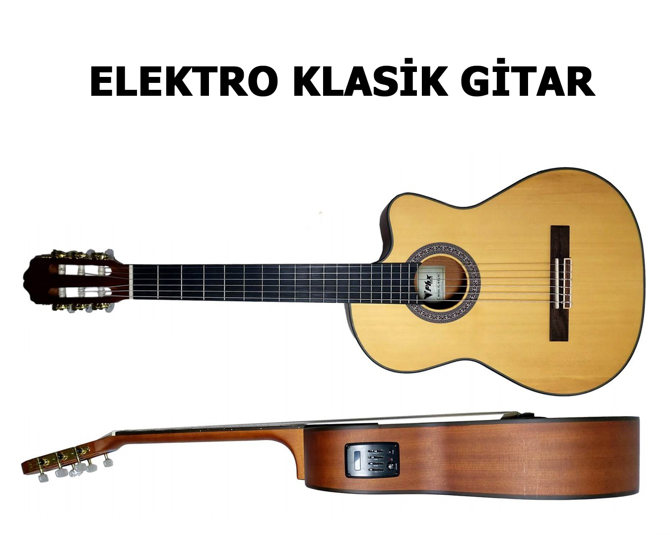 midex elektro klasik gitar