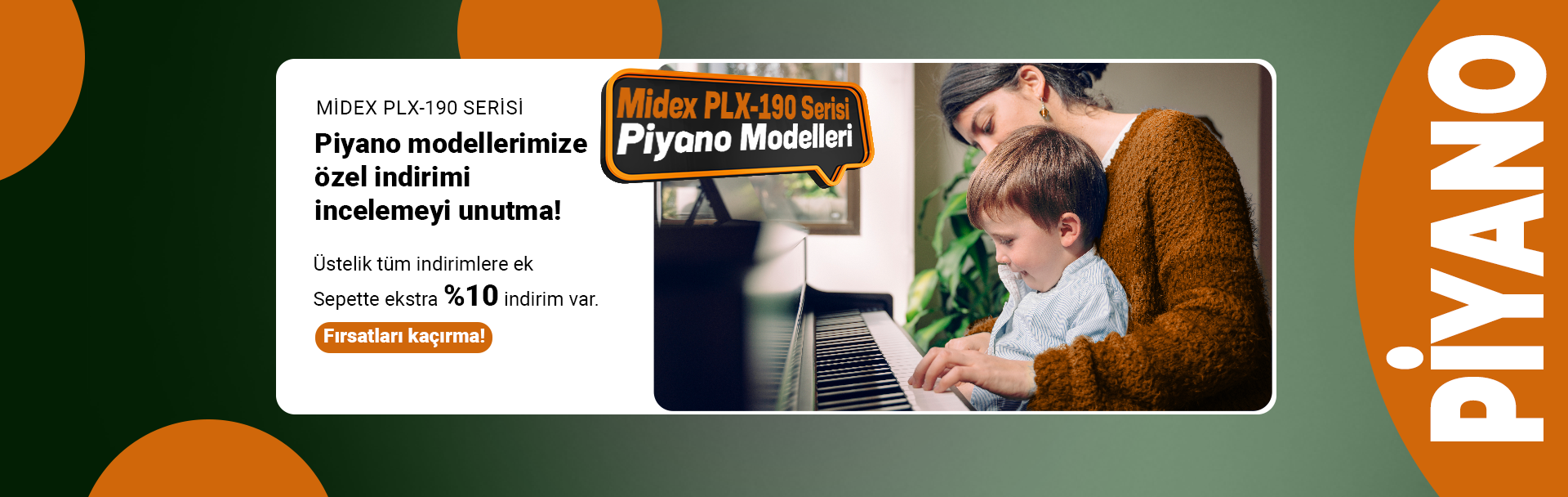 Midex PLX-190 Piyano