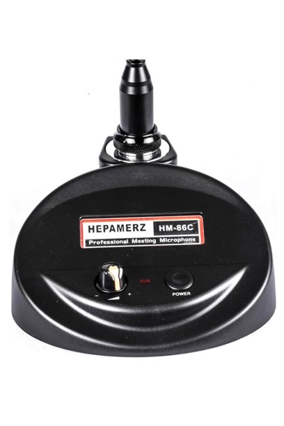 Hepa Merz HM-86C Condenser Hassas Üst Kalite Masa Kürsü Mikrofonu (Volüm Kontrol)