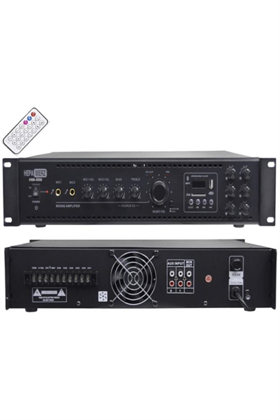 Hepa Merz HM550 - 6 Bölgeli Anfi 550 Watt 6 Zone Mikser Amfi Usb Bluetooth