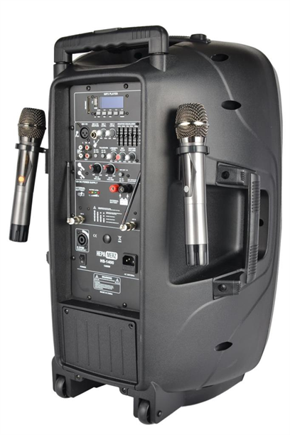 Hepa Merz HS-1400EE Şarjlı Taşınabilir Portatif Ses Sistemi Hoparlör Mikrofonlu Standlı 1400 Watt Yüksek Güç