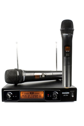 Lastvoice 202EE Çiftli EL Tipi Telsiz Kablosuz Mikrofon