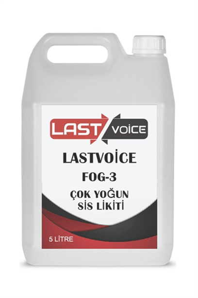 Lastvoice Fog-3 Çok Yoğun Sis Makinesi Likiti Sıvısı 5 Litre