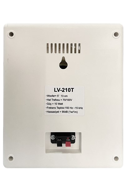 Lastvoice Lv-210T - Duvar Tipi 13 cm 10 Watt Hoparlör