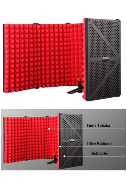 midex pf-44 red mikrofon yalitim paneli