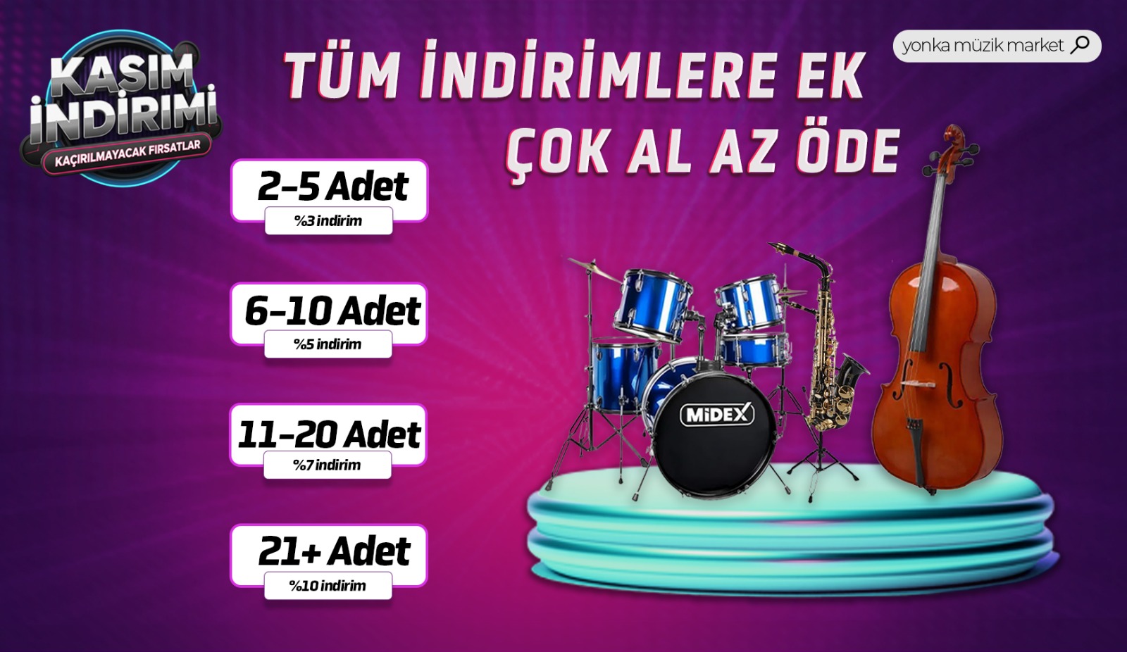 KASIM ÇOK AL AZ ÖDE