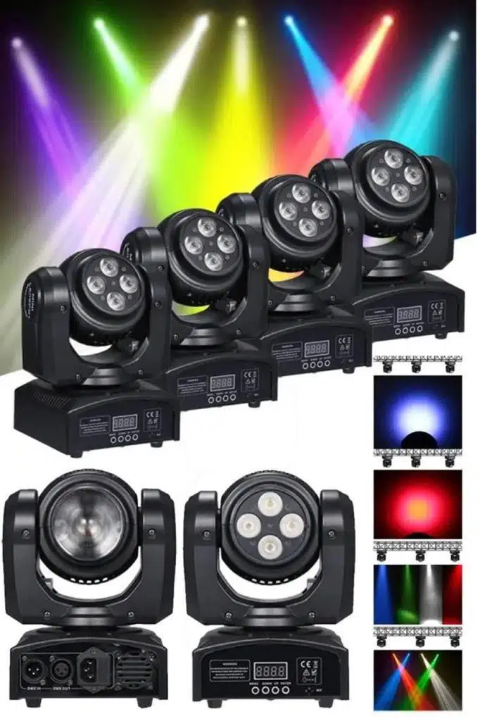 Quenlite Wash-207 DMX 512 Sahne Işık Sistemi (OUTLET)