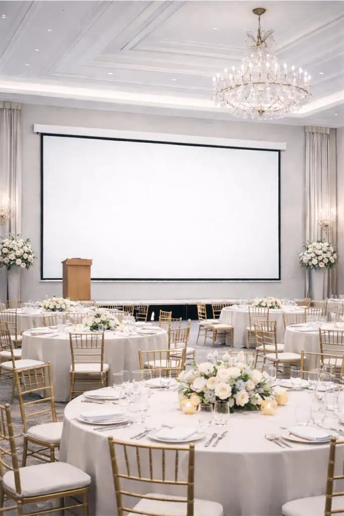 Decon DPC-20 400X300 Projeksiyon Perdesi - Mat Beyaz