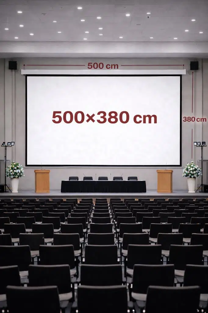 Decon DPC-25 500x380 Projeksiyon Perdesi - Mat Beyaz