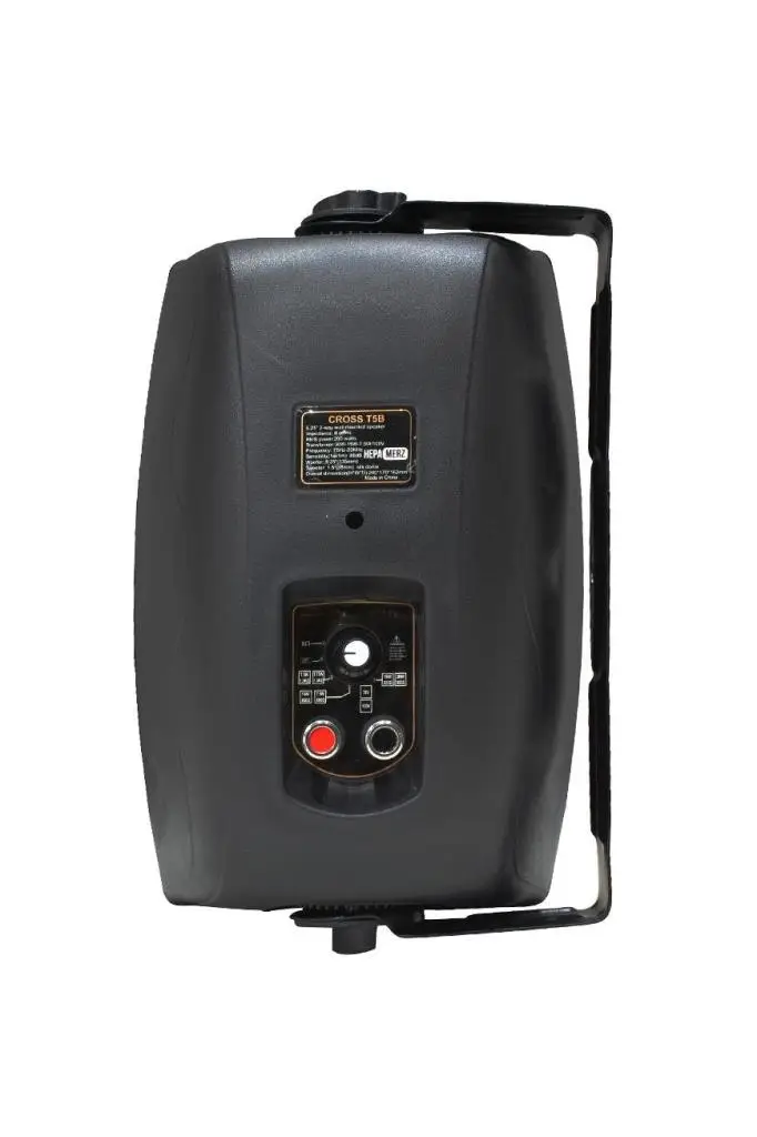 Hepa Merz CROSS PRO T5B 200W 5.25 İnç Üst segment 8 ohm/100V İki Yollu Duvar Tipi Kapalı Mekan Sütun Hoparlör