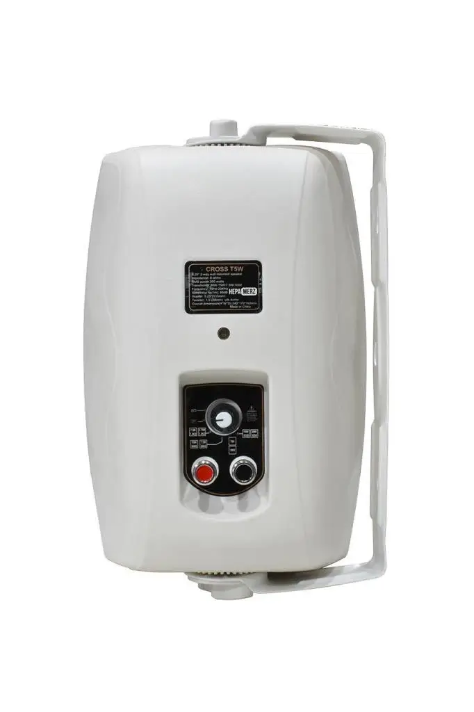 Hepa Merz CROSS PRO T5W 200W 5.25 İnç Üst segment 8 ohm/100V İki Yollu Duvar Tipi Kapalı Mekan Sütun Hoparlör