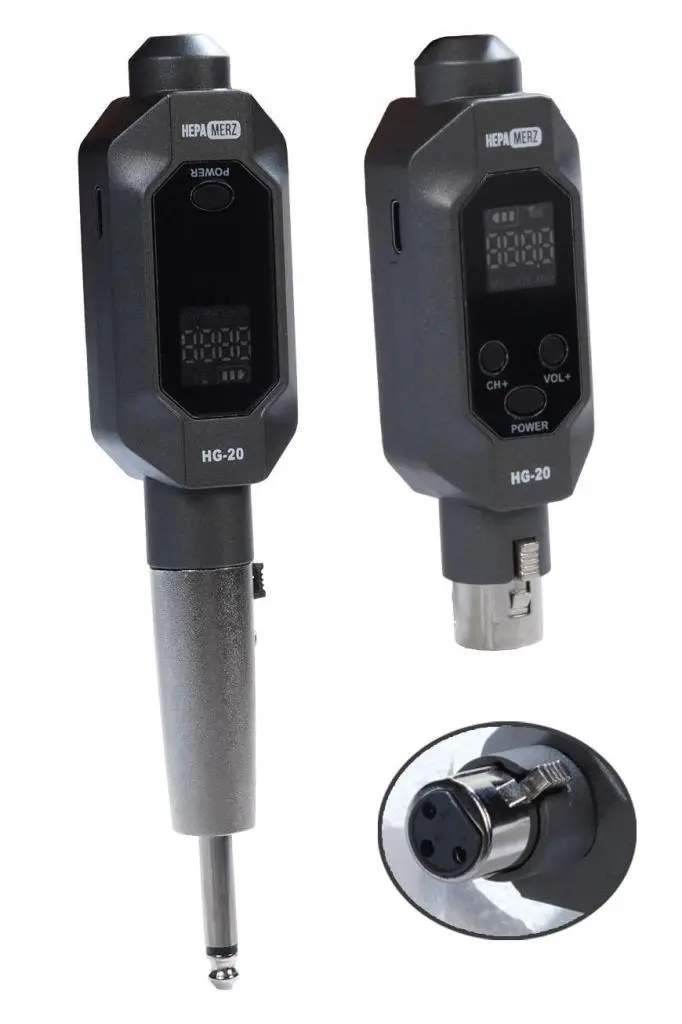 Hepa Merz HG-20 Kablosuz Mikrofon Sistemi Alıcı Verici