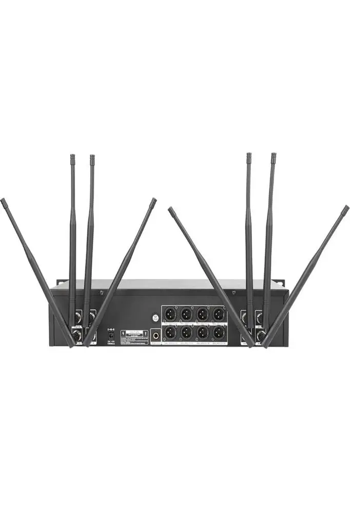 Hepa Merz HM-888EH 8`li Kablosuz EL ve Yaka Kafa Mikrofonu Seti (4 EL 4 HEADSET)