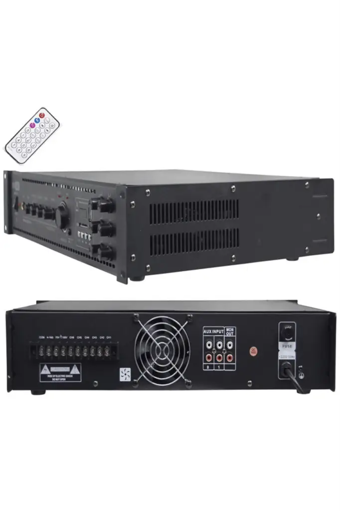 Hepa Merz HM750 - 6 Bölgeli Anfi 750 Watt 6 Zone Mikser Amfi Usb Bluetooth