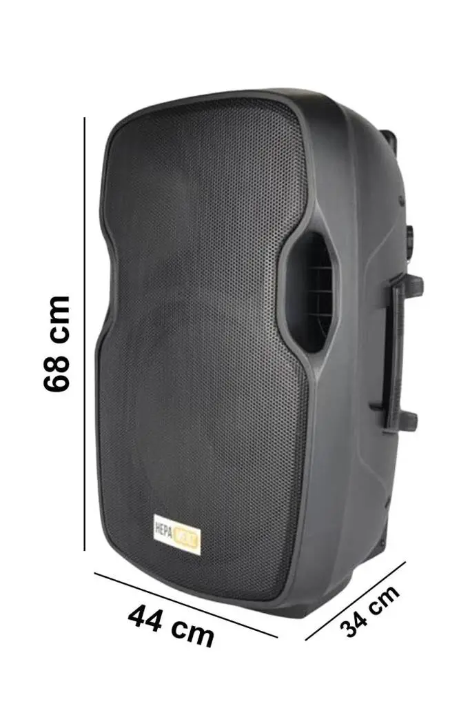 Hepa Merz HS-1600EE-PAK Şarjlı Taşınabilir Portatif Ses Sistemi Aktif + Pasif (1600 Watt + 800 Watt)
