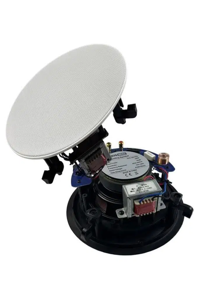 Hepa Merz HVX-160 PRO Üst Seviye Alçıpan Tavan Hoparlörü 16 cm 160 Watt 100V Trafolu (Adet)