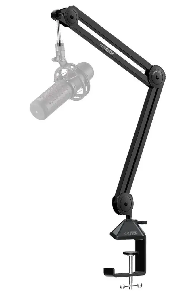 Hepa Merz N-PRO33 Yüksek Kaliteli Stüdyo Tipi Masa Mikrofon Standı Sehpası (33x33 cm)