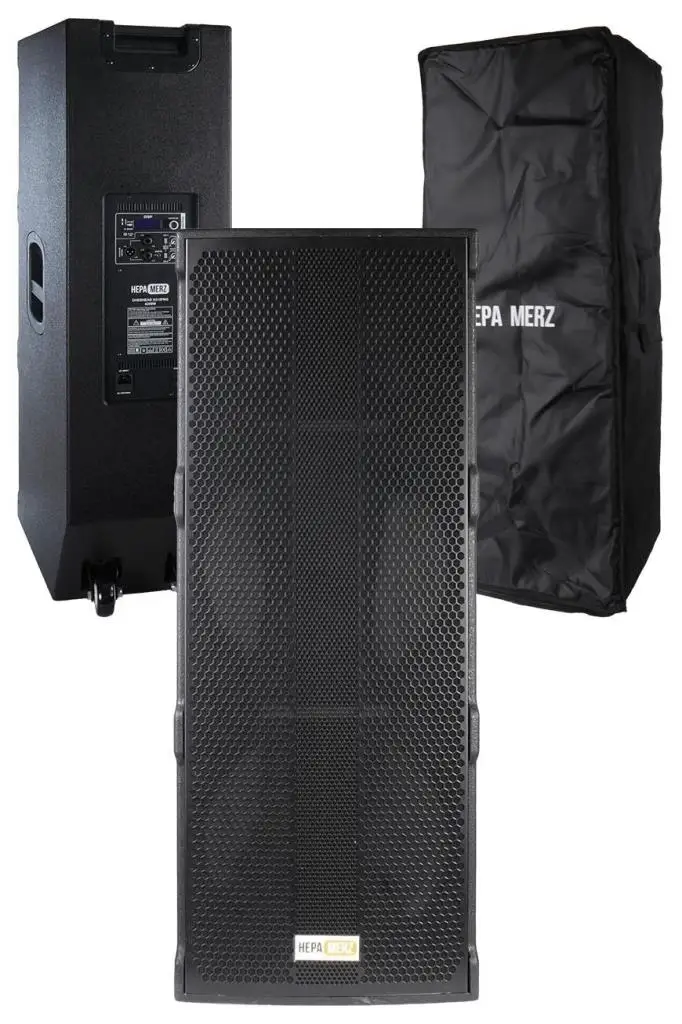 Hepa Merz Over Head X215 PRO-AP 4200W 2x15 İNÇ Yüksek Kaliteli Aktif Kule Kabin Hoparlör