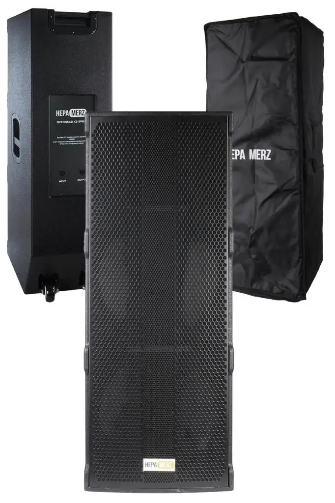 Hepa Merz Over Head X215 PRO-PP 4200W 2x15 İNÇ Yüksek Kaliteli Pasif Kule Kabin Hoparlör