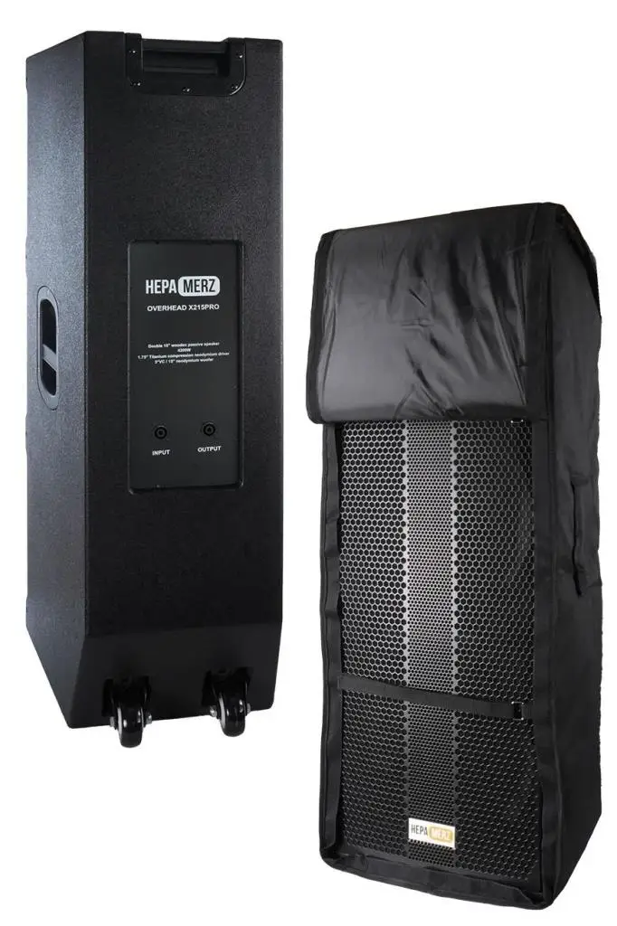 Hepa Merz Over Head X215 PRO-PP 4200W 2x15 İNÇ Yüksek Kaliteli Pasif Kule Kabin Hoparlör