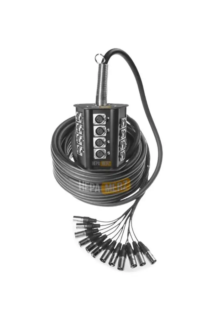Hepa Merz Stage-12C-20M 12 Kanal 20 Metre Multicore Kablolu Hazır Stage Box