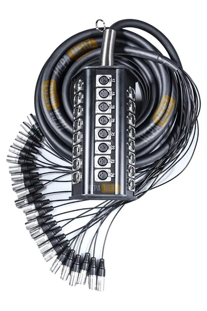 Hepa Merz Stage-24C-20M 24 Kanal 20 Metre Multicore Kablolu Hazır Stage Box