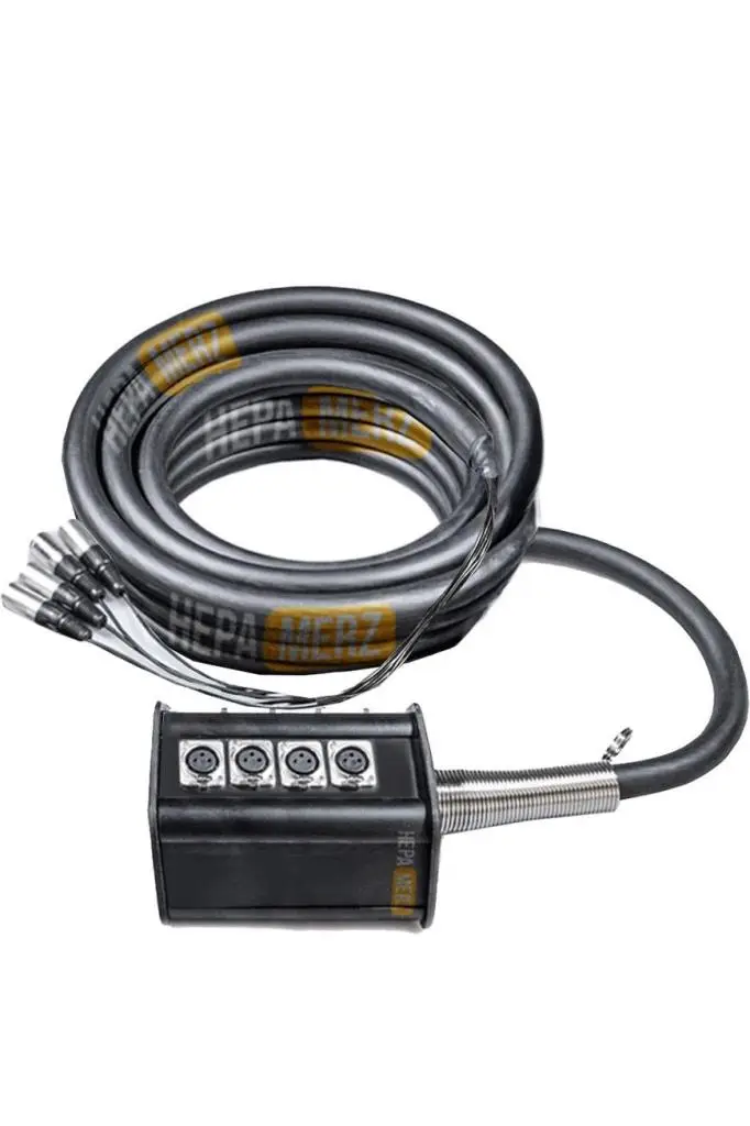 Hepa Merz Stage-4C-10M 4 Kanal 10 Metre Multicore Kablolu Hazır Stage Box