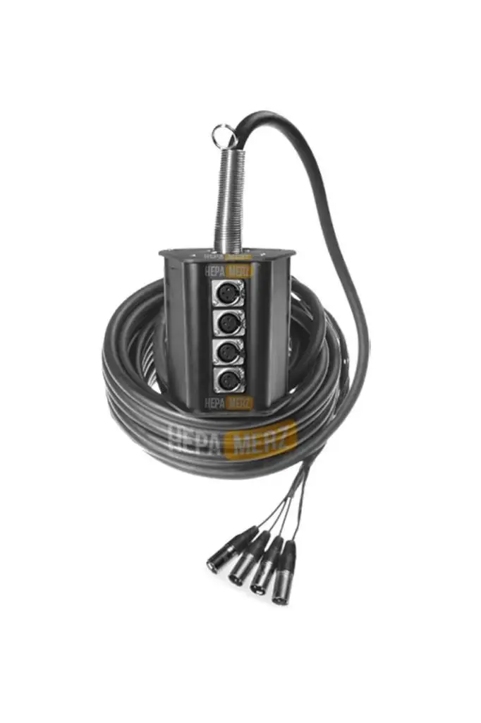 Hepa Merz Stage-4C-20M 4 Kanal 20 Metre Multicore Kablolu Hazır Stage Box