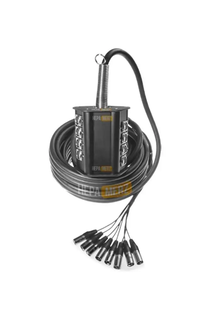 Hepa Merz Stage-8C-10M 8 Kanal 10 Metre Multicore Kablolu Hazır Stage Box