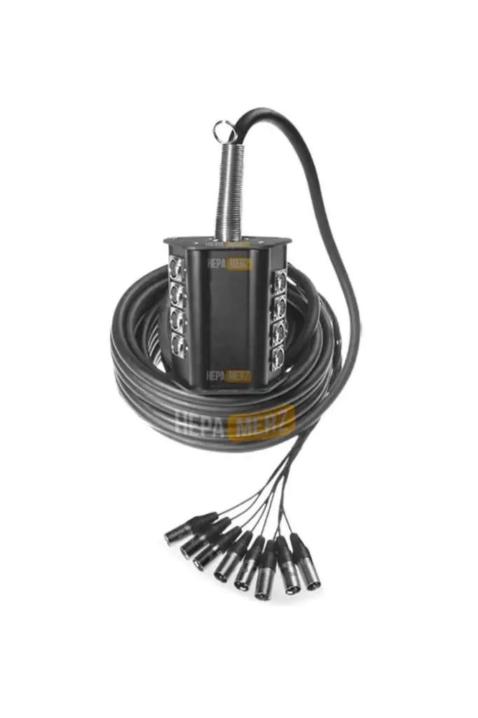 Hepa Merz Stage-8C-20M 8 Kanal 20 Metre Multicore Kablolu Hazır Stage Box