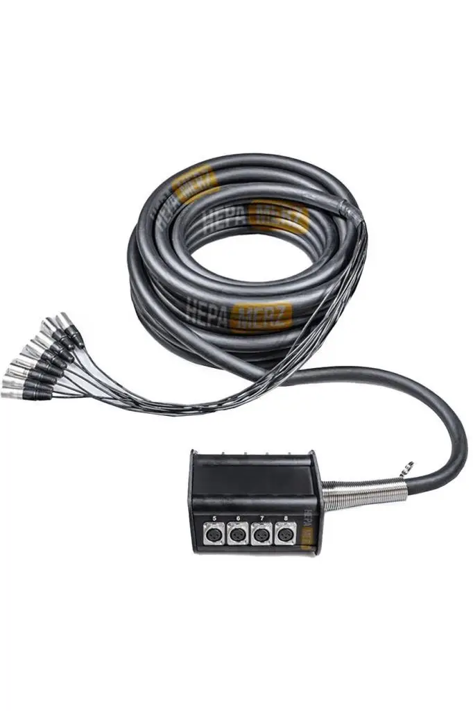 Hepa Merz Stage-8C-20M 8 Kanal 20 Metre Multicore Kablolu Hazır Stage Box