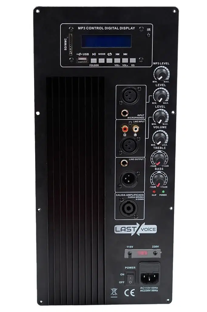 Lastvoice A1000 İki Yollu Aktif Kabin Hoparlör Modülü Çıkış Katı (15 inç İçin)