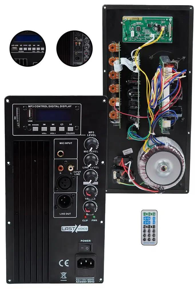 Lastvoice A450 İki Yollu Aktif Kabin Hoparlör Modülü Çıkış Katı (6.5 inç ve 8 inç İçin)