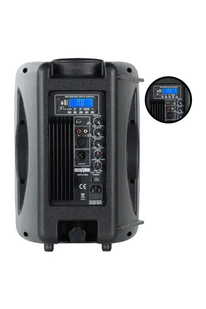 Lastvoice Ample-08A Aktif Kabin Hoparlör 8 İnç 450 Watt Bluetooth Usb