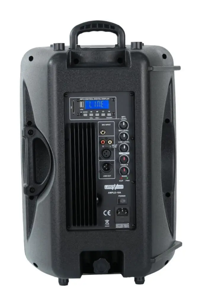 Lastvoice Ample-10A Aktif Kabin Hoparlör 10 İnç 600 Watt Bluetooth Usb