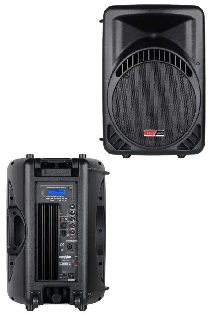 Lastvoice AMPLE-12PAK Taşınabilir 1600W 12 inç İkili Aktif Pasif Hoparlör Ses Sistemi Paketi