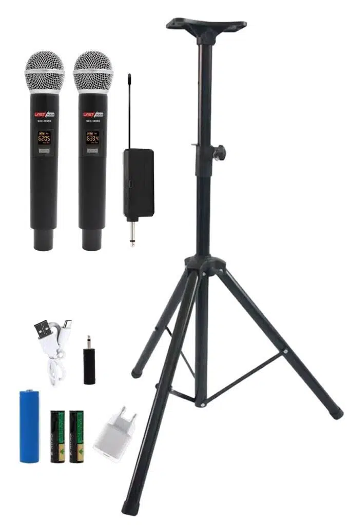 Lastvoice AMPLE-12SET 800W 12 inç Aktif Hoparlör ve Mikrofon Ses Sistemi Seti