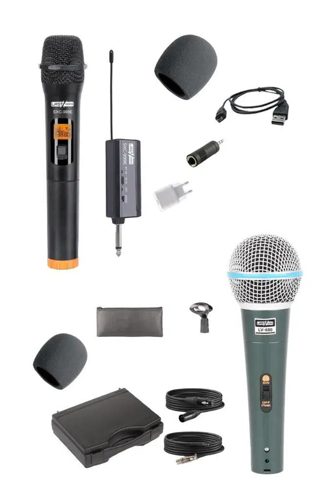  Lastvoice Ample Center-Paket-2 Aktif hoparlör ve Mixer Full Ses Sistemi Seti
