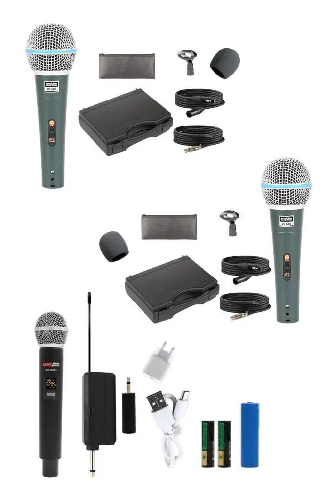  Lastvoice Ample Covering-Paket-2 Aktif hoparlör ve Mixer Full Ses Sistemi Seti