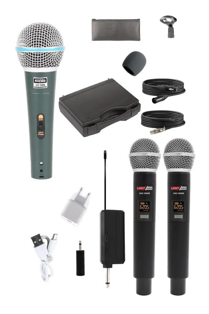 Lastvoice Ample Little Paket-2 Aktif hoparlör ve Mixer Full Ses Sistemi Seti