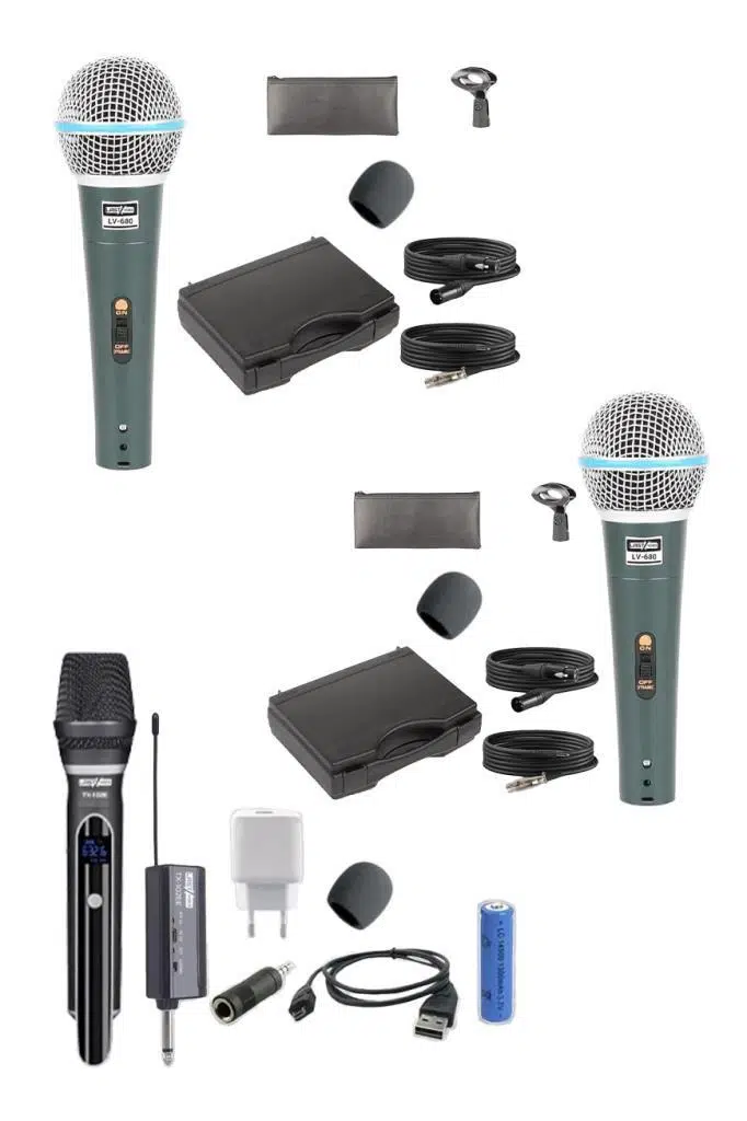 Lastvoice Ample Surface-Paket-2 Aktif hoparlör ve Mixer Full Ses Sistemi Seti