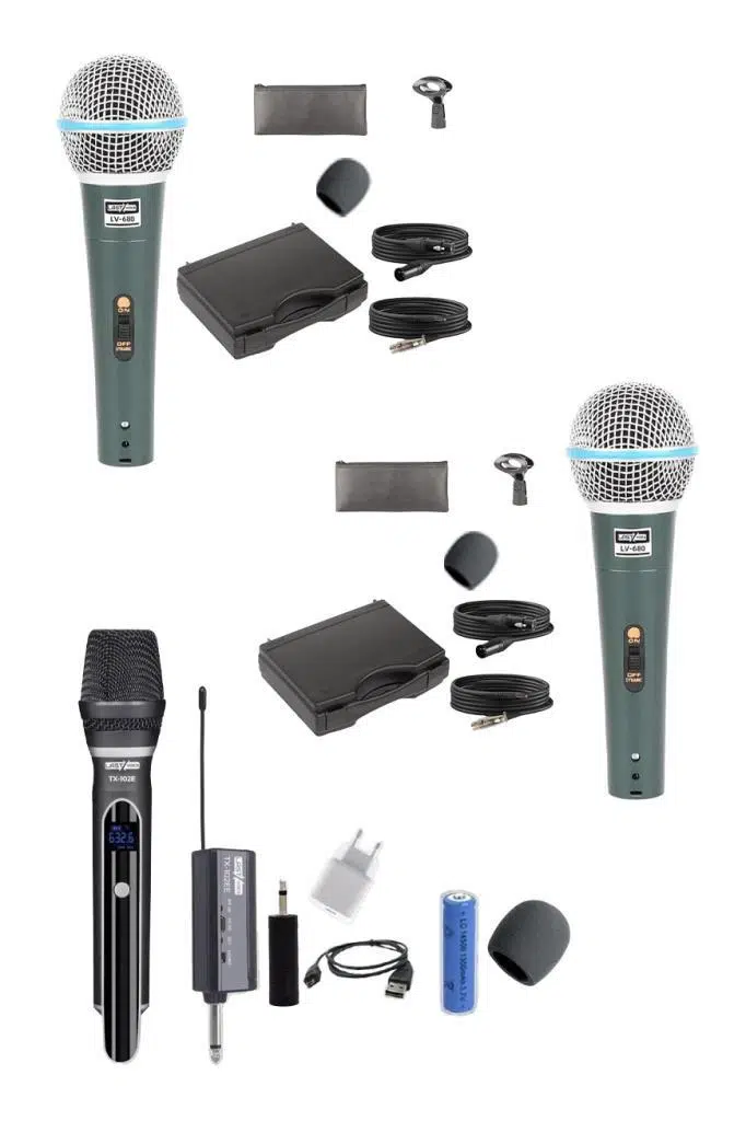  Lastvoice Ample Surface-Paket-4 Aktif hoparlör ve Mixer Full Ses Sistemi Seti