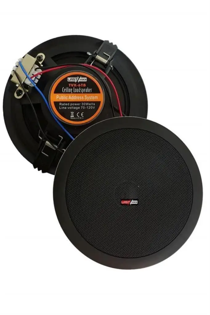 Lastvoice Black Maxx Paket-6 Tavan Hoparlörü ve 6 Bölgeli Anfi Ses Sistemi Paketi (Full Set)