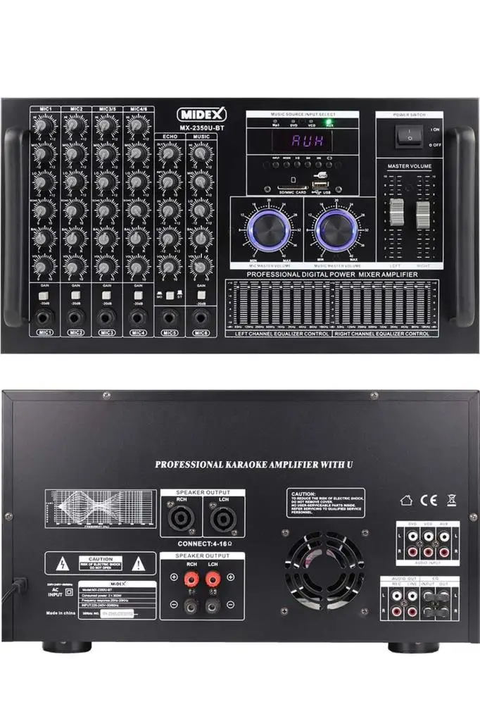 Lastvoice Black Trend Paket-1 Duvar Hoparlör ve Mikser Anfi Paketi (1 MİKSER 2 HOPARLÖR)