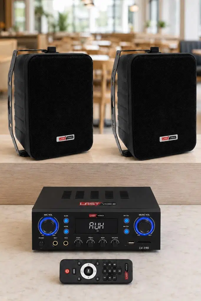 https://www.yonkamuzikmarket.com/lastvoice-black-wall-small-paket-1-hoparlor-ve-anfi-ses-sistemi-seti-1-anfi-2-hoparlor