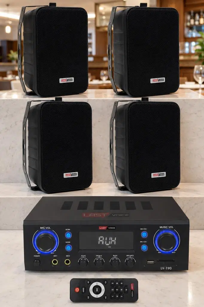 https://www.yonkamuzikmarket.com/lastvoice-black-wall-small-paket-2-hoparlor-ve-anfi-ses-sistemi-seti-1-anfi-4-hoparlor
