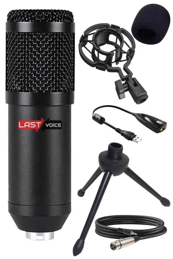 Lastvoice BM800 SY Mini Tripodlu Youtuber Twitch Yayıncı Mikrofonu