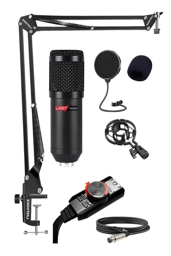 Lastvoice BM800BTA Gaming 7.1 Ses Kartı ve Mikrofon Seti Canlı Yayın LOL PUBG