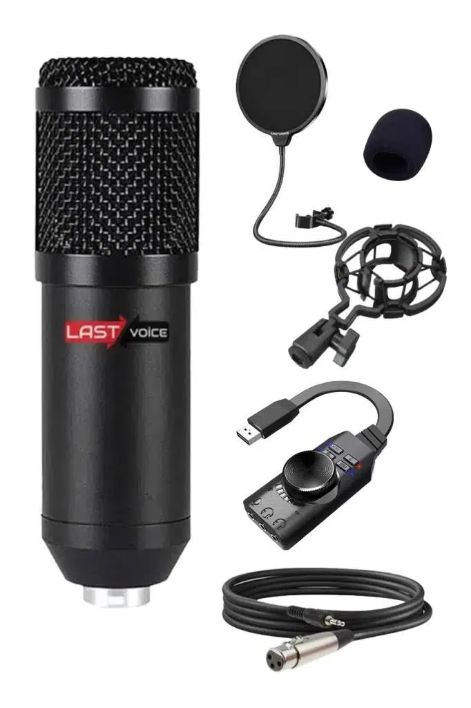 Lastvoice BM800BTA Gaming 7.1 Ses Kartı ve Mikrofon Seti Canlı Yayın LOL PUBG