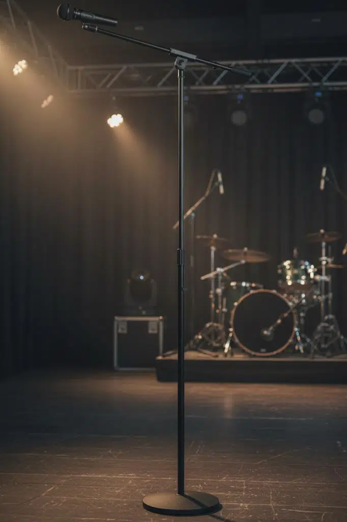 Lastvoice BMS-02 Hareketli Kol Döküm Tabanlı Boy Mikrofon Standı Sehpası